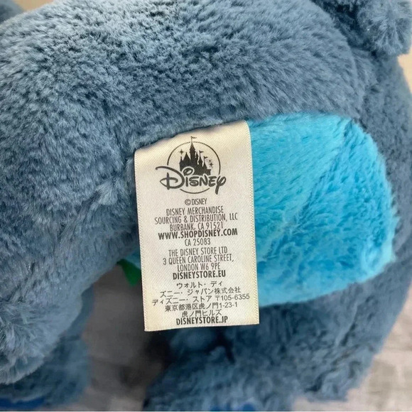 Disney Lilo & Stitch Hawaiian Stitch Blue Medium Plush Stuffed Animal Alien Toy - Picture 7 of 9